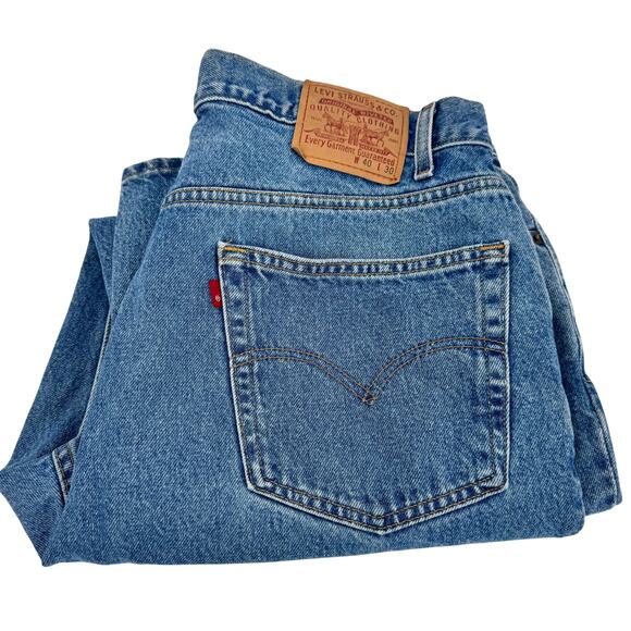 Levi's Jeans Mens 40x30 (39x29 ACTUAL) Relaxed Fit Straight Leg Denim Vintage - Picture 1 of 8
